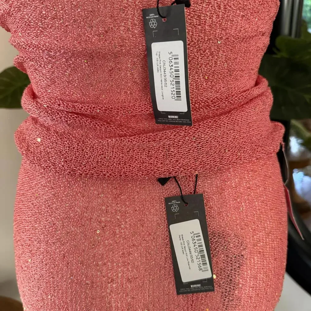 Pretty Little Thing Fairy Sequin Top & Bottom Set NWT - Picture 4 of 5